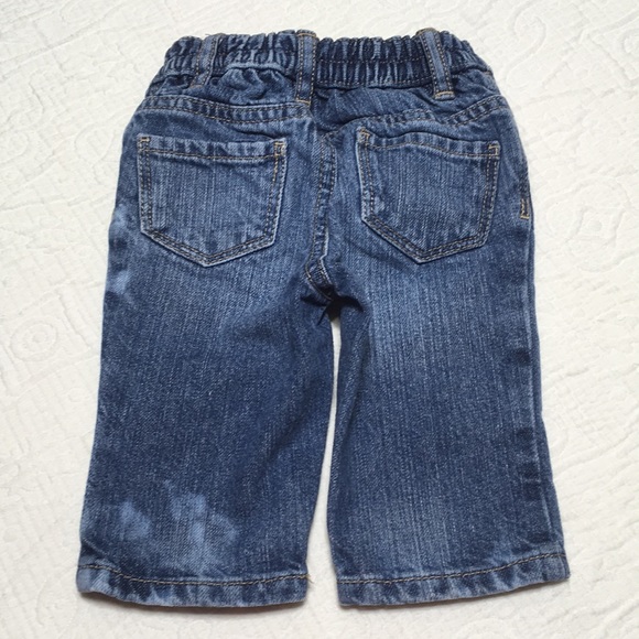 0-3m (6/$20) Embroidered Denim Jeans by George - Picture 8 of 12